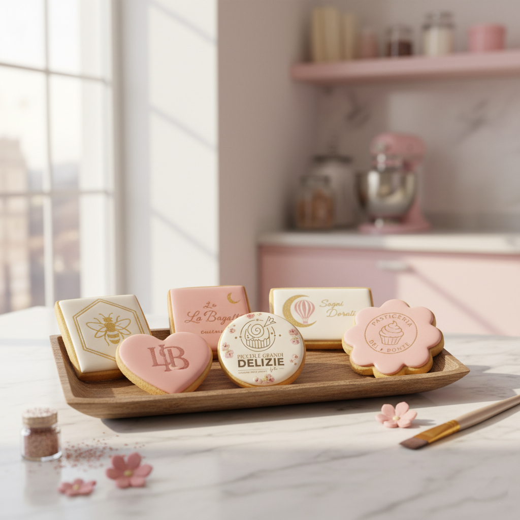 Home 17 biscotti come gadget aziendale