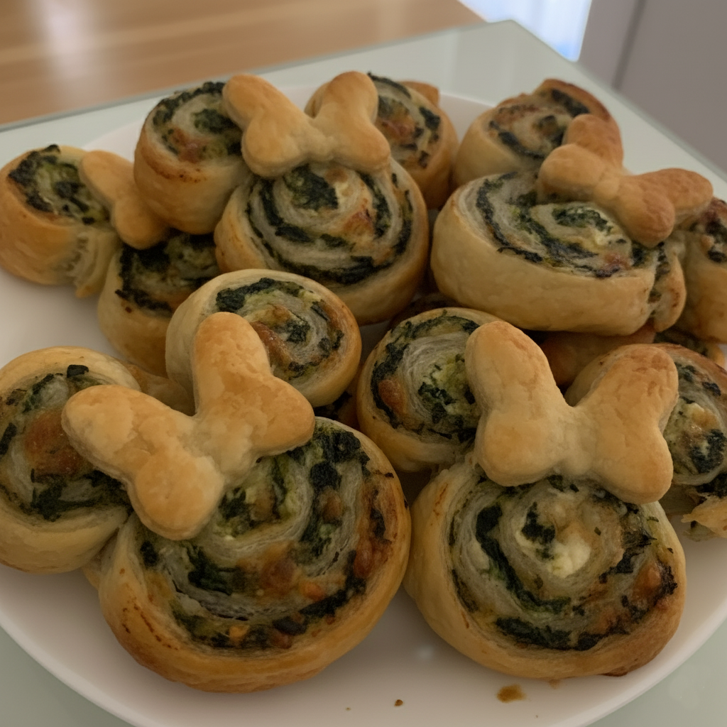 Specialità Salate Personalizzate 2 girelle agli spinaci minnie mouse