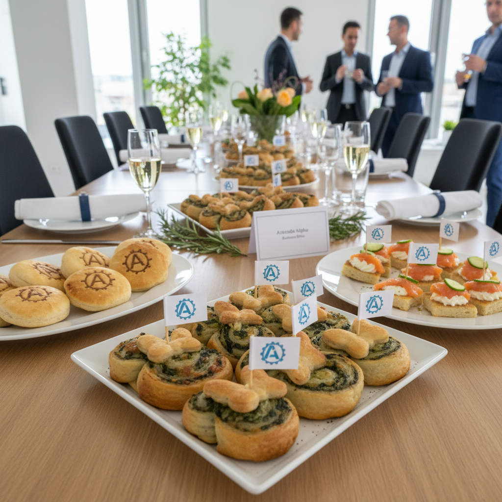 Specialità Salate Personalizzate 8 Specialità Salate Personalizzate per evento corporate, un meeting importante, una fiera o un lancio prodotto