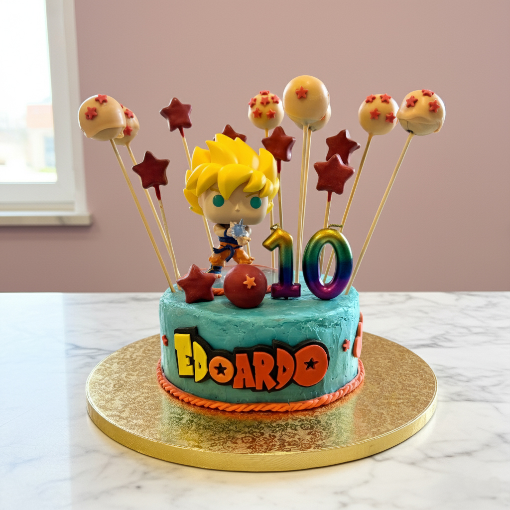 Prodotti Personalizzabili 2 torta dragonball personalizzata