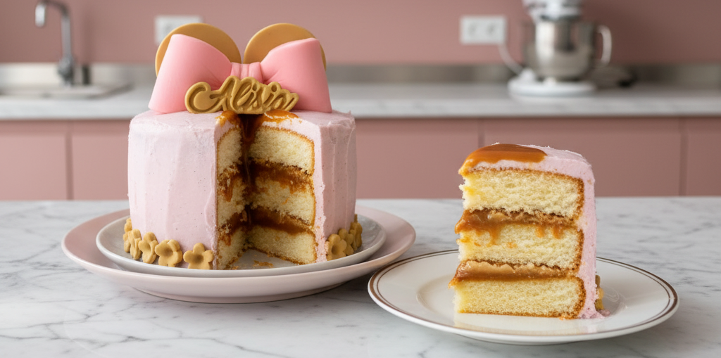 Torte Personalizzate 1 torta minnie personalizzata vaniglia con caramello salato