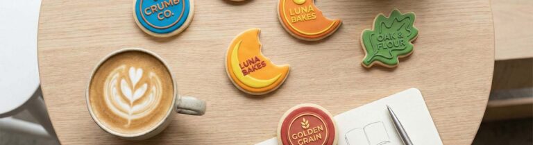 Biscotti con logo aziendale