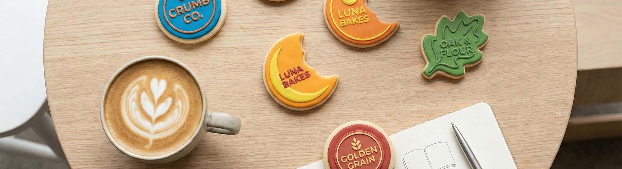 Biscotti con logo aziendale